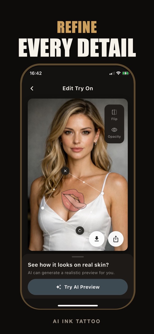 AI Ink Tattoo &mdash; Refine every detail
