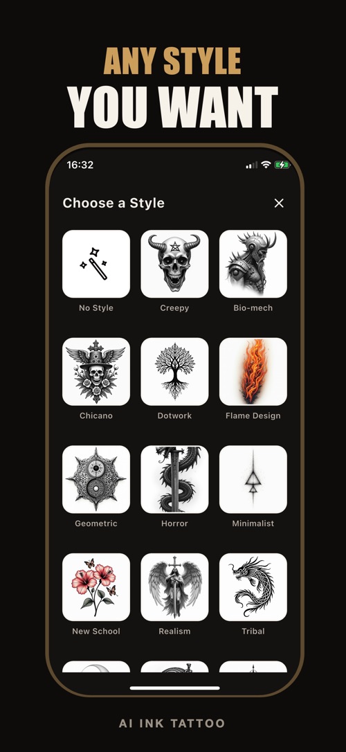 AI Ink Tattoo &mdash; Any style you want