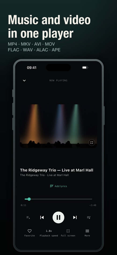 NoBars &mdash; Music and video in one player