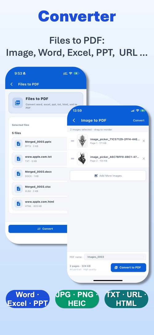 PDF Maker &mdash; Turn any file into a PDF