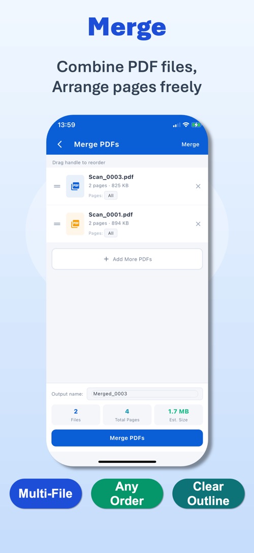 PDF Maker &mdash; Merge into one document