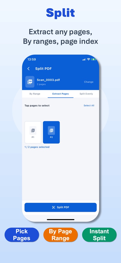 PDF Maker &mdash; Split with precision