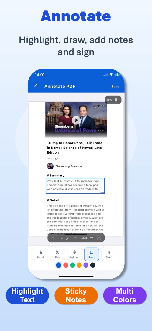 PDF Maker &mdash; Annotate and mark up